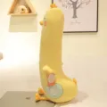 Cute long yellow duck plush body pillow, soft stuffed animal sleep toy for kids and girls. - Duck / 1m (Including Legs)