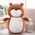 Cute brown plush dog toy cartoon stuffed animal soft doll kids birthday gift variant - 30cm / Brown
