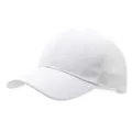 Detalle de la gorra trucker mesh blanca para niños con tela transpirable de alta calidad. - Talla única / Blanco