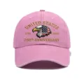 Gorra de béisbol de algodón lavado rosa con estampado de águila del 250 aniversario de EE. UU. - Ajustable / Rosa