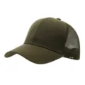 Gorra de béisbol de malla verde militar para niños sombrero transpirable para sol - Ajustable / Verde Militar