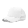 Gorra trucker blanca lisa con parte delantera de espuma y malla trasera para logo. - Ajustable / Blanco