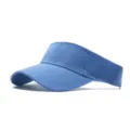 Casquette de sport bleue, tissu respirant, idéale pour la course en plein air et les sports d'été. - Réglable / Bleu ciel