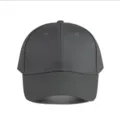 Casquette de baseball classique en coton gris foncé uni avec visière courbée pour hommes et femmes. - Réglable / Gris foncé