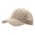 Gorra de béisbol de malla transpirable para niños, sombrero de protección solar de verano. - Ajustable / Caqui
