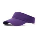 Casquette visiere de soleil violette pour sport en plein air course et cyclisme - Réglable / Violet