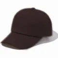 Casquette de baseball marron en coton, chapeau souple non structuré pour loisirs extérieurs. - Réglable / Café