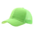 Gorra trucker verde neón de verano transpirable con malla para deportes al aire libre y diario. - Ajustable / Verde Fluorescente