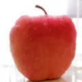 cuscino di peluche mela simulata 3d morbido imbottito frutta divano regalo casa - Fuji rosso