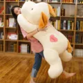Large cute plush dog stuffed animal pillow, soft hugging toy for girls and birthday gifts. - Floppy Dog / 50cm