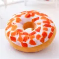 Soft cute donut plush pillow creative fruit cushion food stuffed toy home office nap. - Fragrant Fruit Temptation