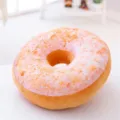 Soft plush donut pillow cute cushion for home office nap pink food shaped comfort gift soft toy - Original Ring