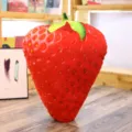 Cute strawberry plush pillow soft fruit cushion stuffed toy for room sofa home decor. - Strawberry