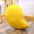 Cute simulation mango plush pillow soft fruit cushion for home office decor and toy gift. - Mango