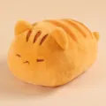 Cute chubby cat plush pillow, soft bread cat stuffed animal doll, comfortable home decor gift. - 45cm / Pure Orange Cat