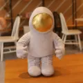Cute astronaut plush toy soft spaceman stuffed doll kids birthday gift room decor plushie - Grey without Backpack / 33cm