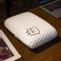 Cooling bean nap pillow for students and office workers, soft comfort rest cushion for kids. - Toast Bread