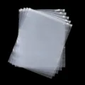 Clear frosted plastic zipper storage bags for shirts, t-shirts and clothing packaging 10pcs - 30x40cm Transparent 10 Silk