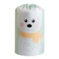 Cute bear print drawstring storage bag for quilts and clothes, dustproof large organizer. - Silly Bear