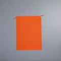 Orange drawstring storage bag for clothing socks underwear packaging, durable PE material. - 30x40cm / Orange