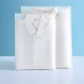 Frosted clear zipper plastic bags for clothing storage, thick waterproof shirt storage bags. - 20x25cm Frosted 20 Silk Without Vent