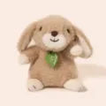 Cute plush bunny toy fluffy stuffed animal soft doll children gift beige brown floppy ears - Rabbit / 13cm (With Beads Inside)