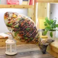 Novelty grilled fish plush toy, funny simulated food throw pillow for home decor. - Grilled Fish (Medium 60CM)
