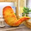 Creative novelty plush pillow soft funny toy gift for home decor and birthday present - Chicken Wing (Medium 45CM)