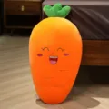 Cute carrot plush pillow soft toy, comfortable hugging cushion for kids room home decor. - 30cm (0.1kg) / Carrot
