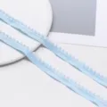 Light blue pom pom trim ribbon for DIY crafts doll clothes sewing garment decoration - Sky Blue