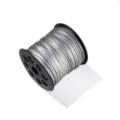 Cordón plano de ante sintético gris de 2.5mm, tira de terciopelo para joyería y pulseras DIY. - Plateado