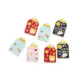 DIY Emaille Amulett Anhänger Glücksbringer Schmuck Accessoires Set für Kunsthandwerk Design. - Gemischte Omamori / 5 Stück / Mehrfarbig