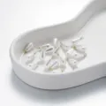 Tropfen Perlen Anhänger Detailansicht, goldfarbene Legierung Ösen für DIY Handarbeit. - Feiner Wassertropfen (AC4889) / 7.5*19mm (10 Stück/Packung) / 14K-Gold