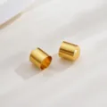 Gold metal cord end caps for DIY handmade braided rope bracelets jewelry making accessories. - End Caps / 20 Pieces/Pack (Approx 4mm ID) / Gold