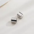 Metal cord end caps for DIY jewelry making, polished silver tone hardware detail. - End Caps / 20 Pieces/Pack (Approx 4mm ID) / White K Gold