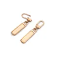 Universal metal detachable zipper pull replacement for jackets backpacks gold hardware - 5 Pieces/Pack (9x50mm) / Gold