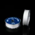 Λευκό ιαπωνικό νήμα χαντρών PE 0.8# 0.148mm 200M για κατασκευή κολιέ και βραχιόλι DIY. - 0.148mm Επίπεδο Καρούλι Λευκό (1 Ρολό/Περίπου 200m)