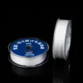 Νήμα Μαργαριταριών PE 1.0# 0.168mm 200M Λευκό Ισχυρό Κορδόνι για Κολιέ Βραχιόλι DIY - 0.168mm Επίπεδο Καρούλι Λευκό (1 Ρολό/Περίπου 200m)