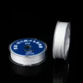 Professioneller weißer PE Perlenfaden 3.5# 0.305mm 200M Spule für DIY Armband Halskette - 0.305mm Flache Spule Weiß (1 Rolle/Ca. 200m)