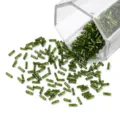 Green glass bugle beads glossy twisted tube beads for DIY handmade bracelets and jewelry making craft - 10g/Bag / Olive Green