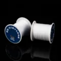 Hochwertiger japanischer Perlenfaden weiss 200M langlebige DIY Schmuckherstellung Spule - 0.128mm Hohe Spule Weiß (1 Rolle/Ca. 200m)