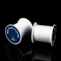Japan weiße Perlenfaden Spule, starker verschleißfester DIY Schmuck Perlenschnur Draht. - 0.148mm Hohe Spule Weiß (1 Rolle/Ca. 200m)