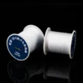Weißer PE Perlenfaden 200M 0.235mm starke Perlenschnur für DIY Schmuckherstellung - 0.235mm Hohe Spule Weiß (1 Rolle/Ca. 200m)