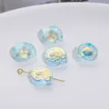AB Farbe Schillernde Glas Muschel Perlen DIY Armband Halskette Schmuck Zubehör! - Meeresmuschel Blau