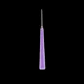 Escariador de aguja herramienta de taladro manual mango morado para cuentas cristal vista detallada - Aguja de Punta Ultrafina N.º 2