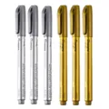 Metallic marker pens set, gold and silver water based paint markers for art crafts. - 6Pcs/Set / Multicolor