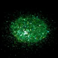 Vibrant green hexagonal nail art glitter powder for dazzling sparkling DIY craft decorations. - Laser Green Hexagonal Iridescent Sequins