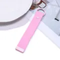 Pink woven lanyard keychain cute bag pendant portable school bag anti lost strap accessory - F11 Pink Rope Pink Buckle / 1 Piece