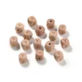 Unbehandelte 12mm Buchenholz Buchstaben Y Würfel Perlen für DIY Schmuckherstellung. - 10er Pack / Buchstabe Y