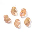 Perles en verre hibou rose pour la fabrication de bijoux DIY, variante perles de separation. - Rose